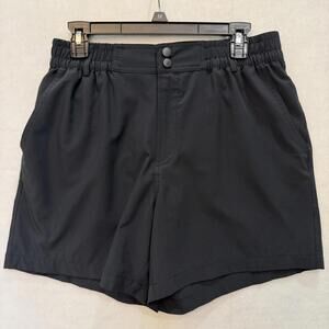 Burlebo Shorts Men's Medium 5.5" Inseam Everyday Black Retro Duck Camo Pocket